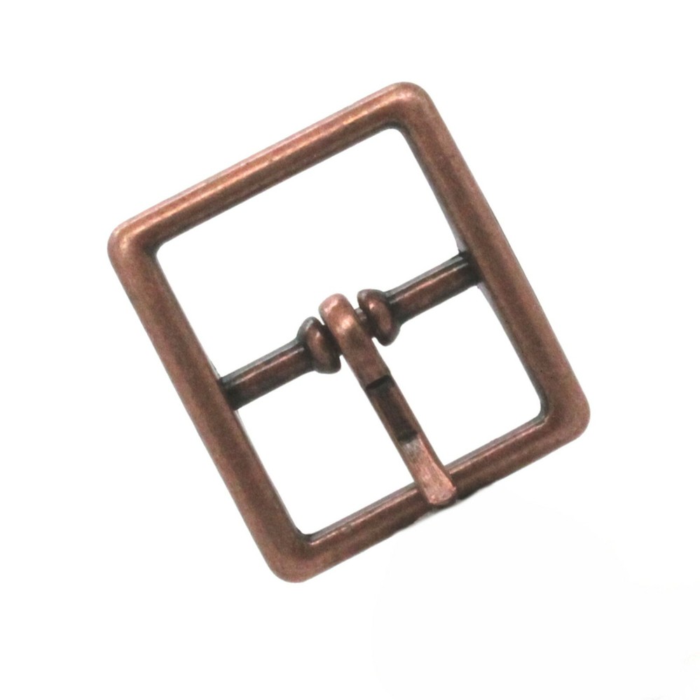 Square Strap Buckle 3/4" Antique Copper 20002-10