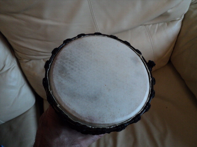 Vintage Small African Hand Made Drum