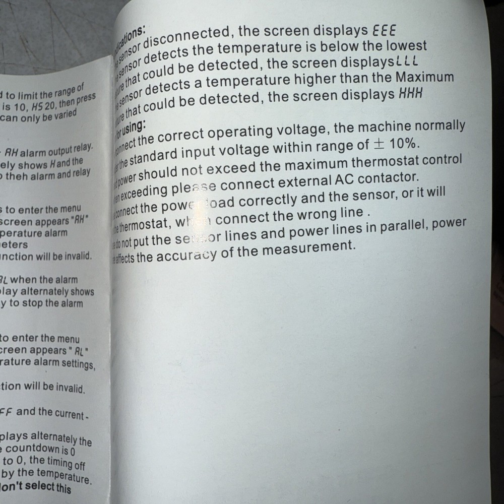 WILLHI WH7016 Temperature Controller DC 12V Digital Thermostat Switch NOS