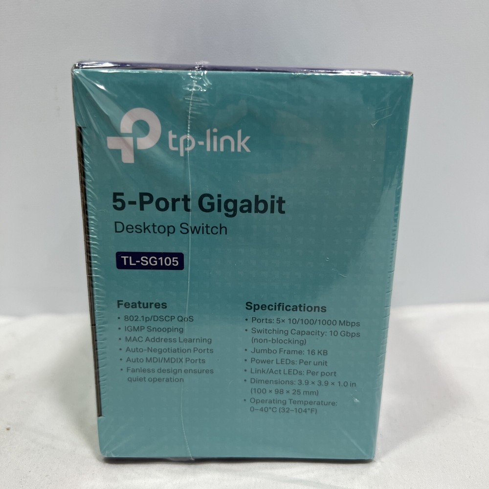 TP-LINK Technologies TP-Link (TL-SG105) 4-Ports External Switch ~ NEW SEALED