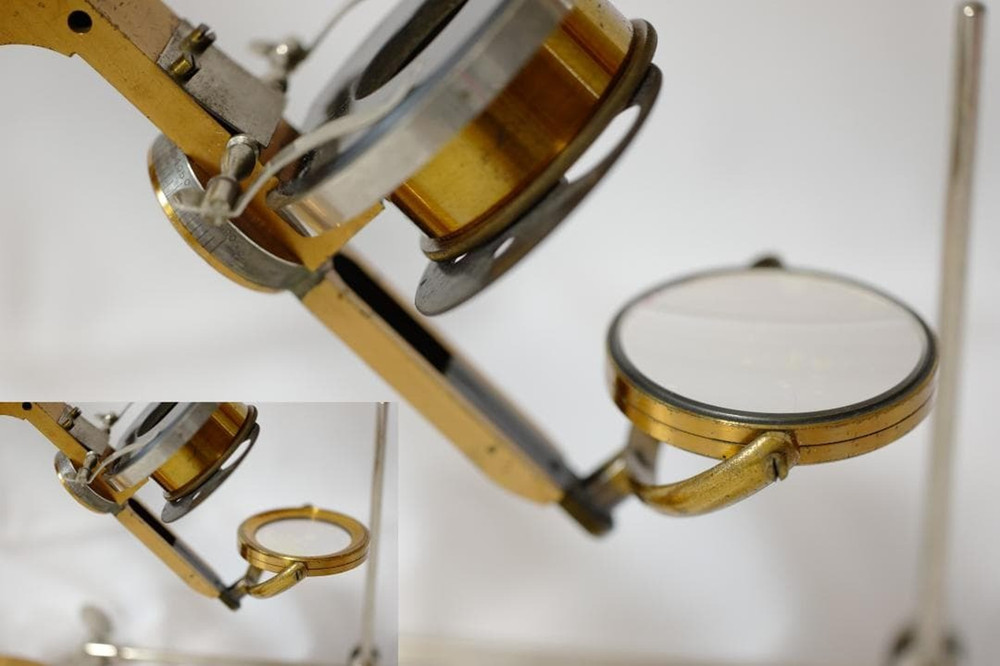 Antique Microscope Bausch & Lomb Griffith Club Model Microscope