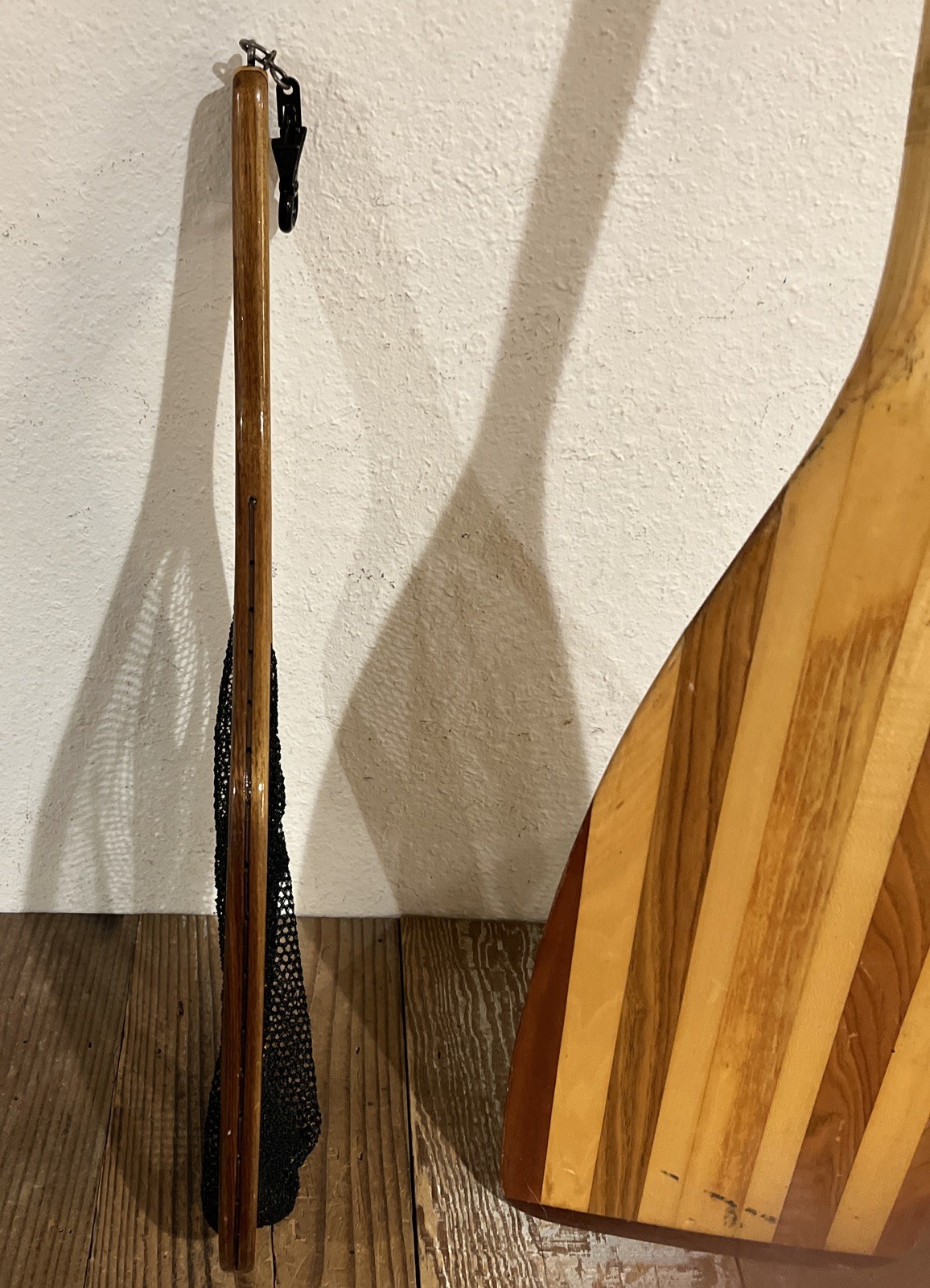 BENDING BRANCHES CRUISER 48” BENT CANOE PADDLE ROCKGARD TIP & ORVIS FISHING NET