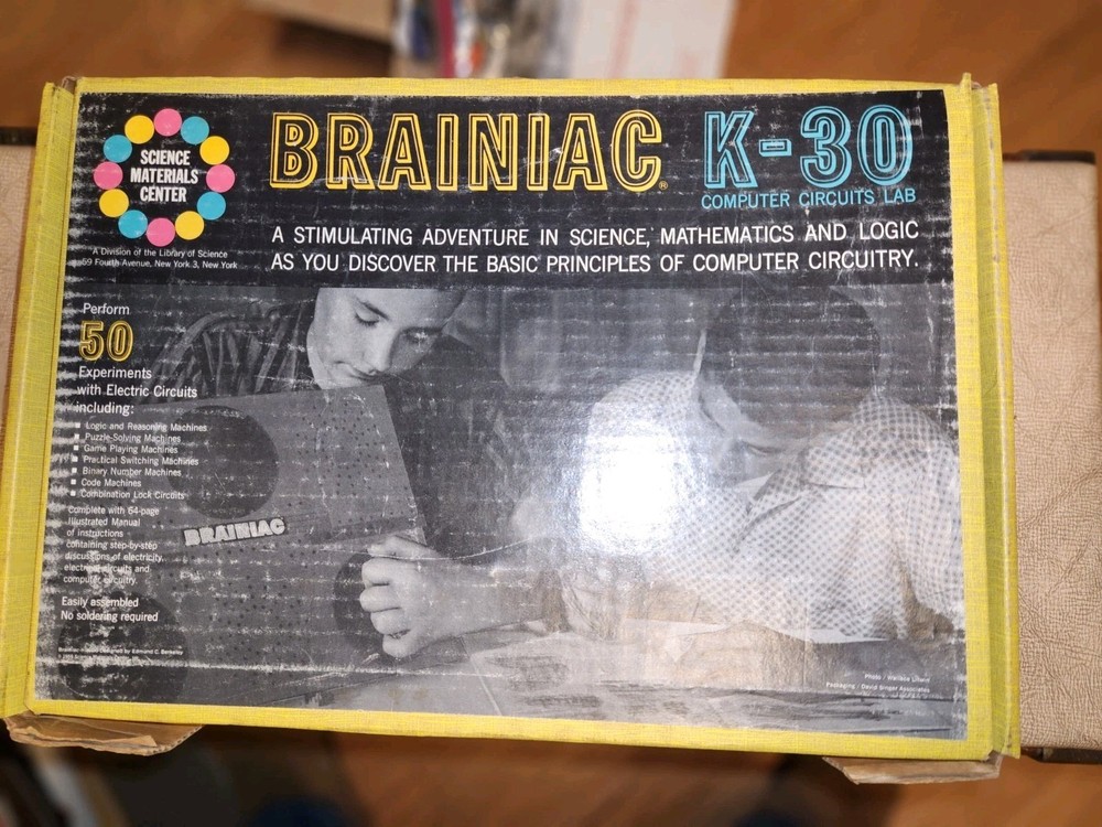 Brainiac K-30 Computer Circuits Lab Game - 1959 Science Materials Center