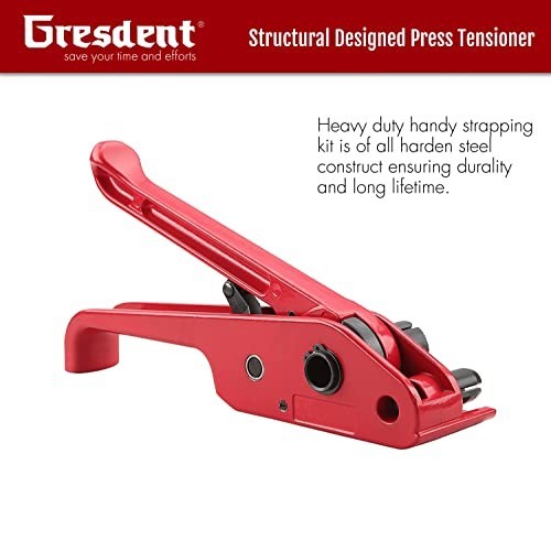 Manual Poly Strapping Tensioner & Cutter Tool Set for 1/2"-3/4" Polyester Strap