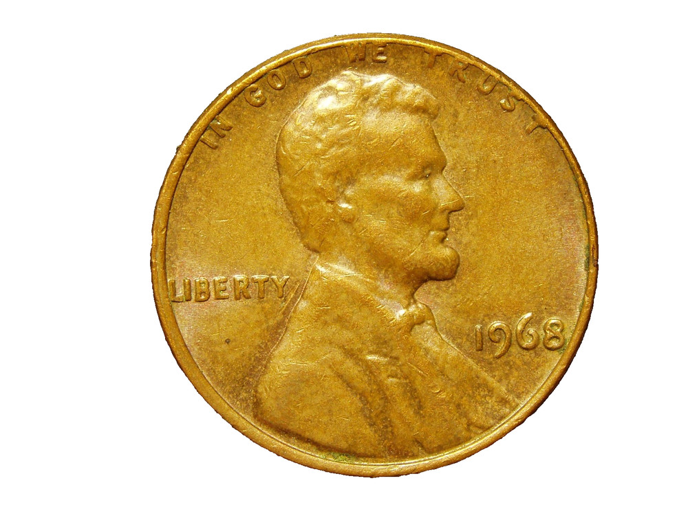 1968  LINCOLN MEMORIAL CENT #3