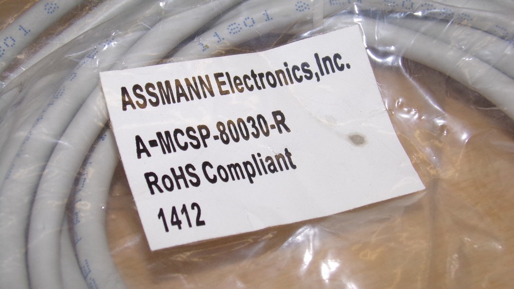 NEW Assmann Electronics A-MCSP-80030-R, USB CAble 5E *Free Shipping*