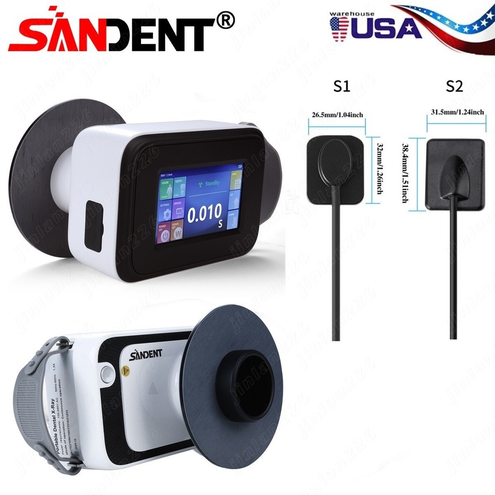 Dental X Mobile Rays Digital Machine Rayos & Shield RX/Digital Sensor Size 1/2