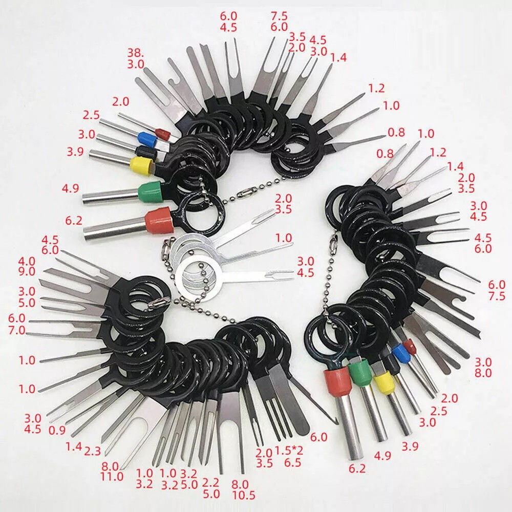 Pin Release Tool 59Pcs Car Plug Unpinning Tool 1 Set Unlocking ToolPractical / ๑