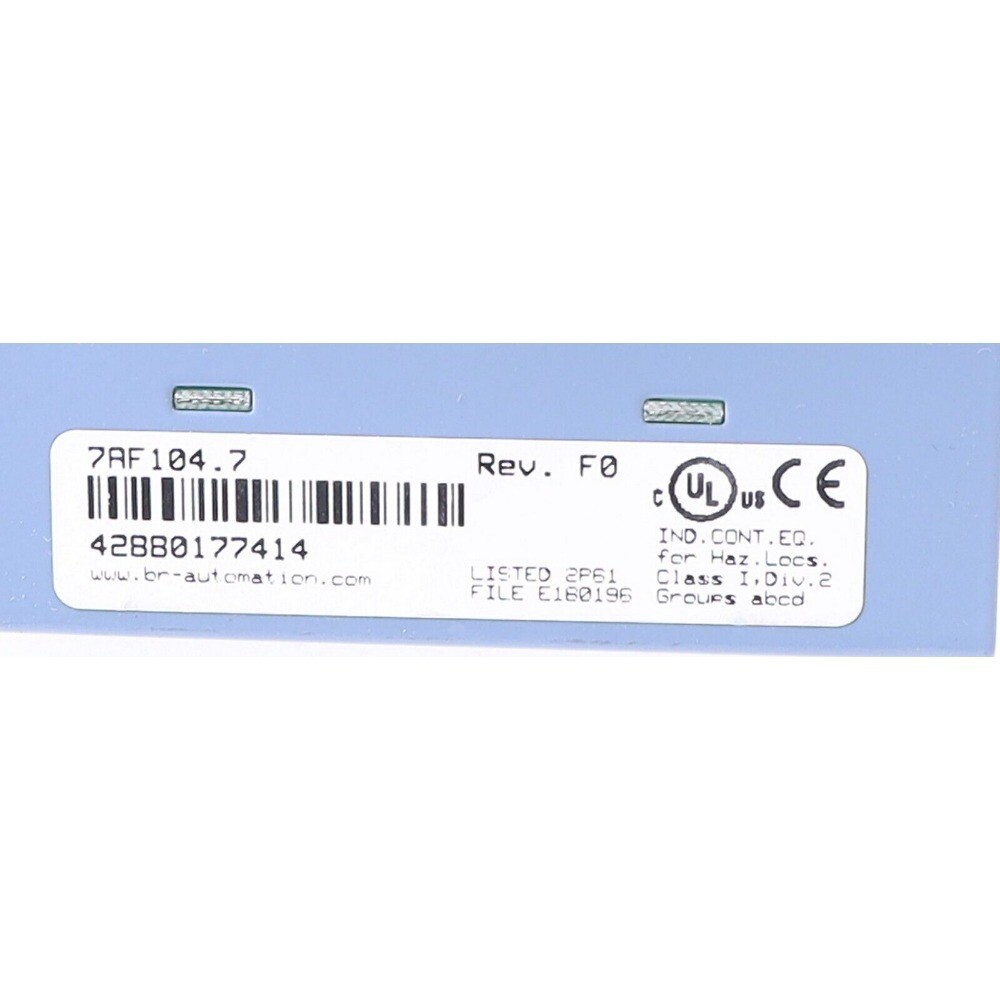 B&R 7AF104.7 AF104 ANALOG INTERFACE