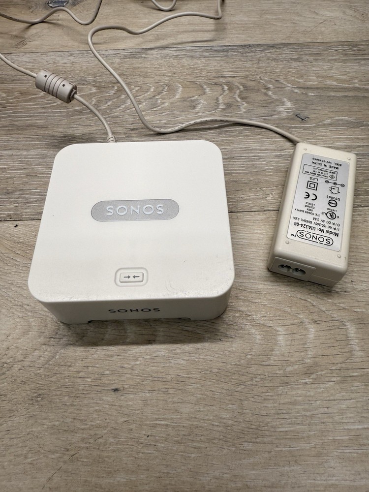 Sonos White Connect Bridge With Adapter - Missing Wall Plug Cord