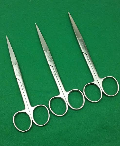10 O.R Dressing Operating Scissors SHARP/SHARP 5.5" ROUND PATTERN SURGICAL INST