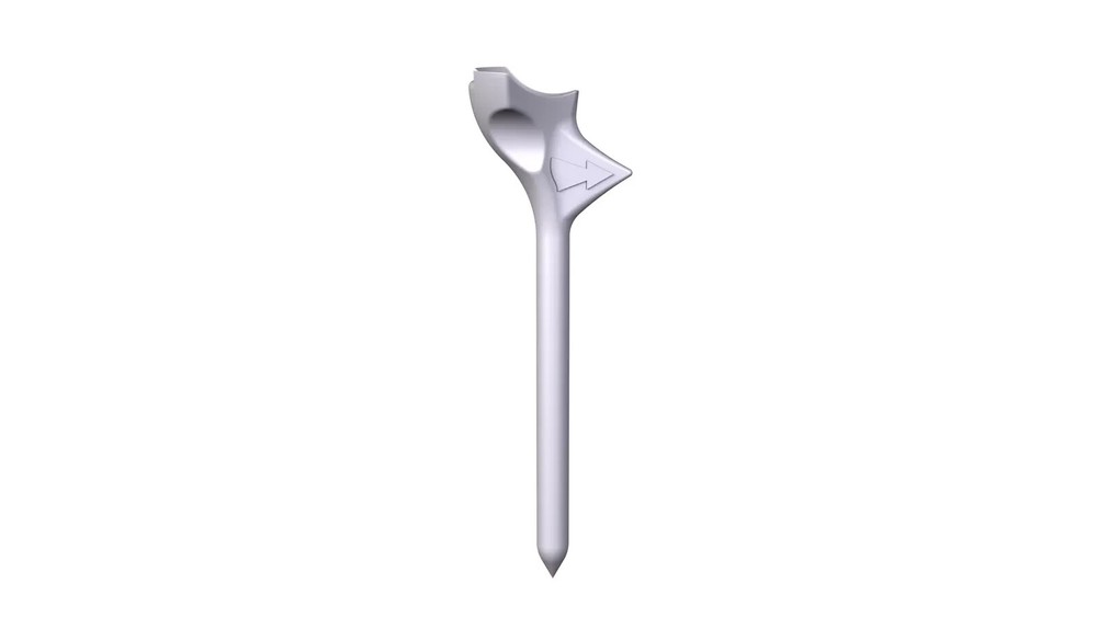 FLIGHTPATH 8 Pieces Premium 2 3/4" Golf Tees Durable Plastic Golf Tees - White
