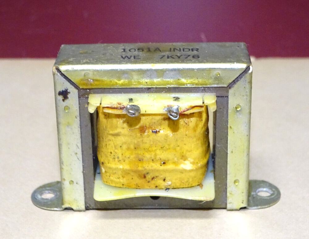 Western Electric Type 1051A INDR Inductor Transformer, Good