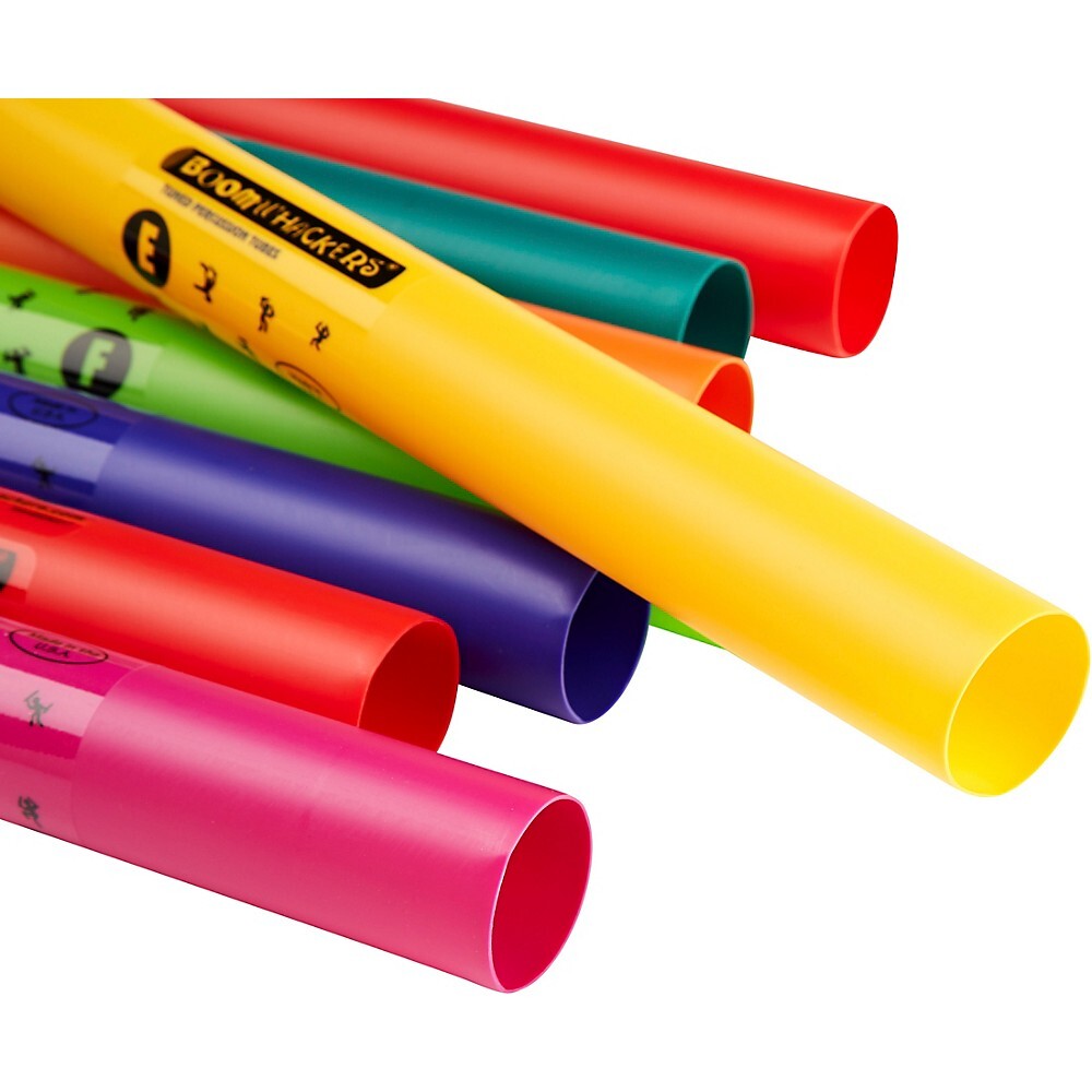 BOOMWHACKERS C Major Diatonic Scale Set Upper Octave Tuned Percussion Tubes