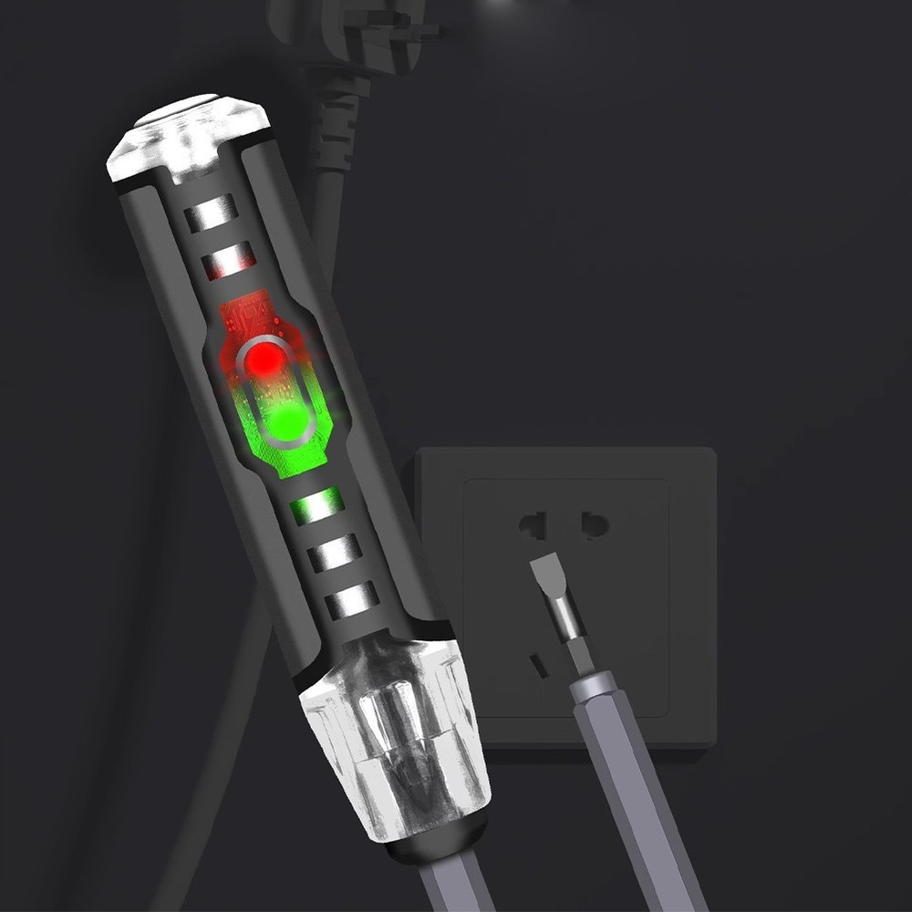 Multifunctional Electric Screwdriver with Circuit Test and Detection Features