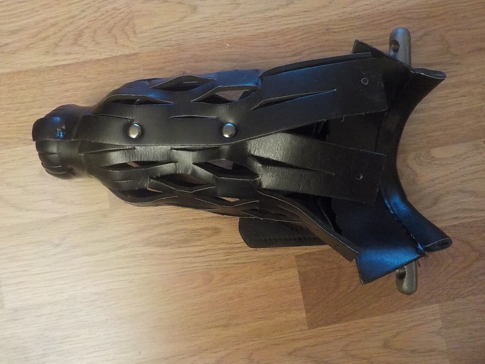 Single replacement billiard side pocket PU Black. Pool, Snooker. 