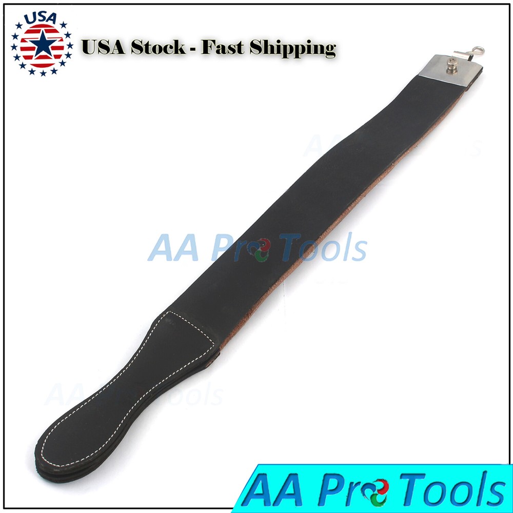 Barber Leather Strop Straight Razor Sharpening Shave Shaving LARGE