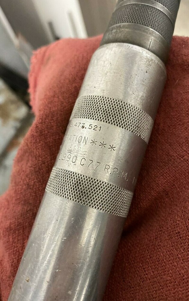 ARO Pneumatic Screwdriver Inline Type Driver Model 8681-17 RPM 1050