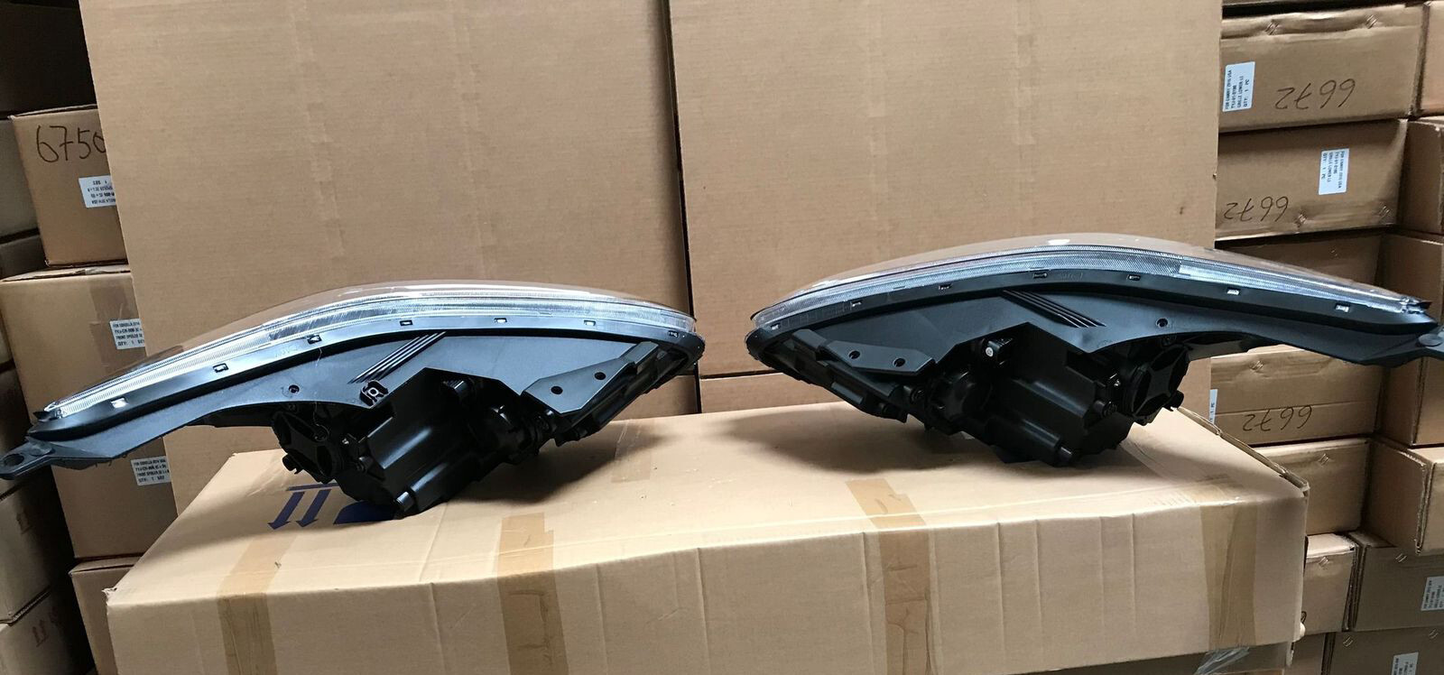 Headlight Assembly for 2019 2020 2021 Kia Forte Halogen no LED Left Right w/Bulb