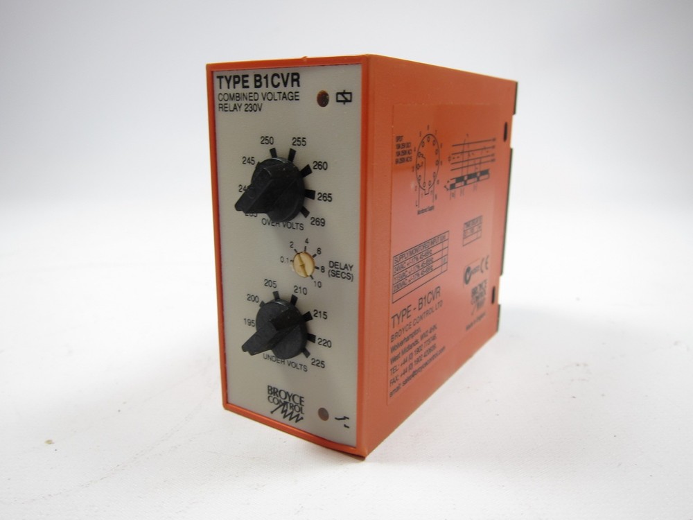 New Broyce Control B1CVR Combined Voltage Relay