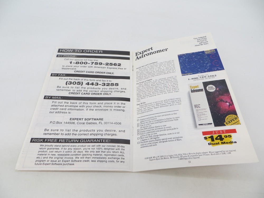 Expert Software Spring 1992 Catalog vintage computer reference