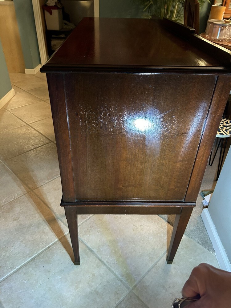 Antique Wood Buffet Sideboard