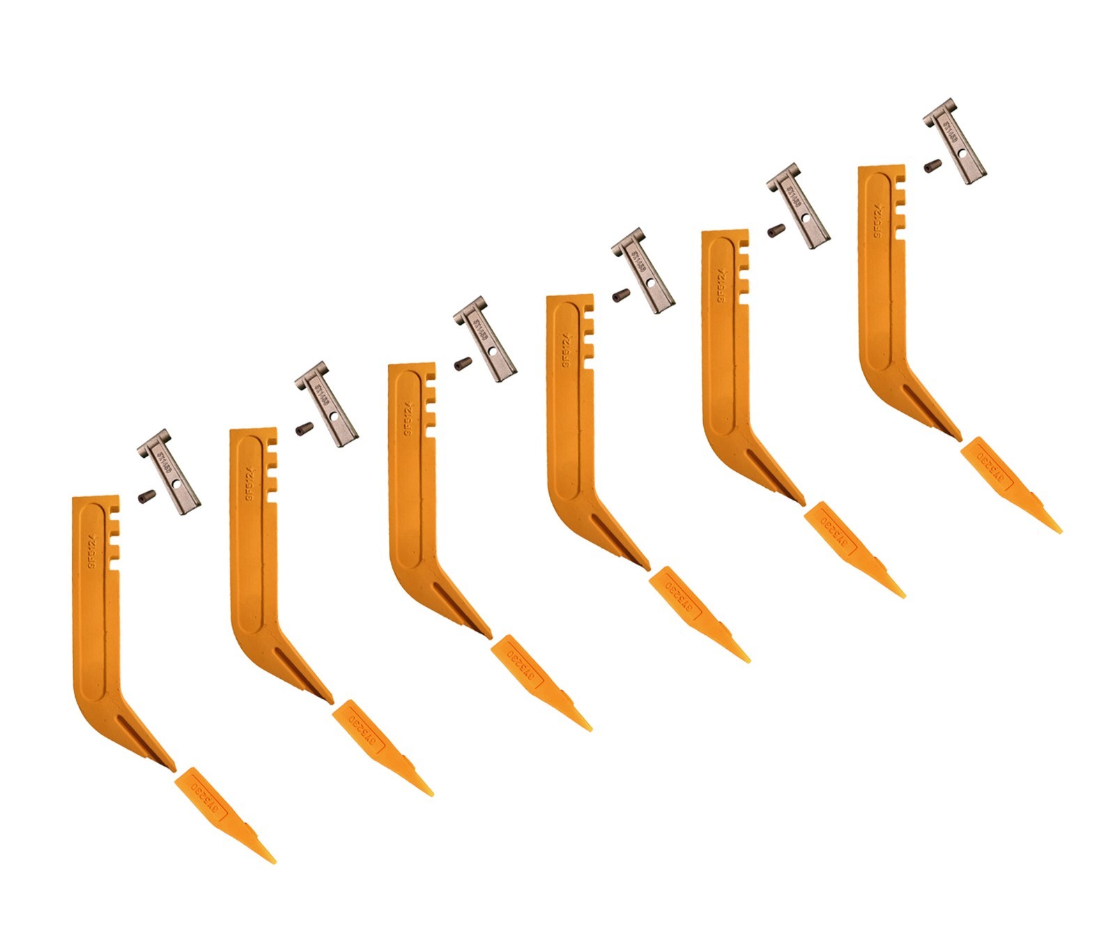 6 Scarifier Shank, Tip, & Keeper, Fits Most CAT & Some John Deere Motor Graders