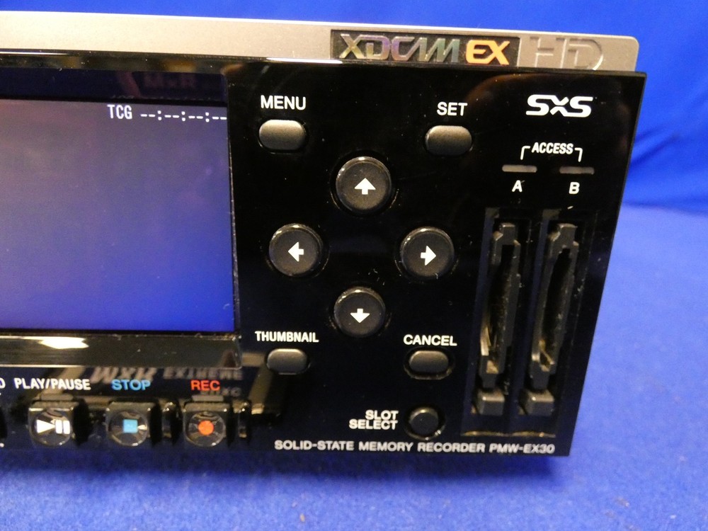 Sony PMW-EX30 Solid-State Memory Recorder w/External Power Supply, Card Adapter