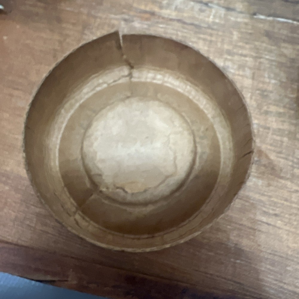 Edison Gold Moulded Records Cylinder Container