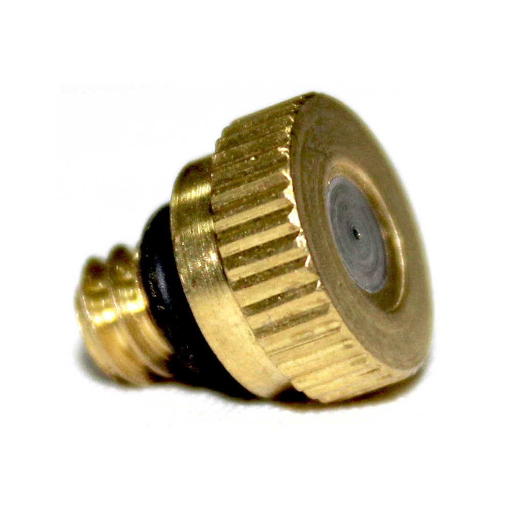 21 Pcs Copper Nozzle Sprayers Irrigation Atomization Drippers Black Golden Set