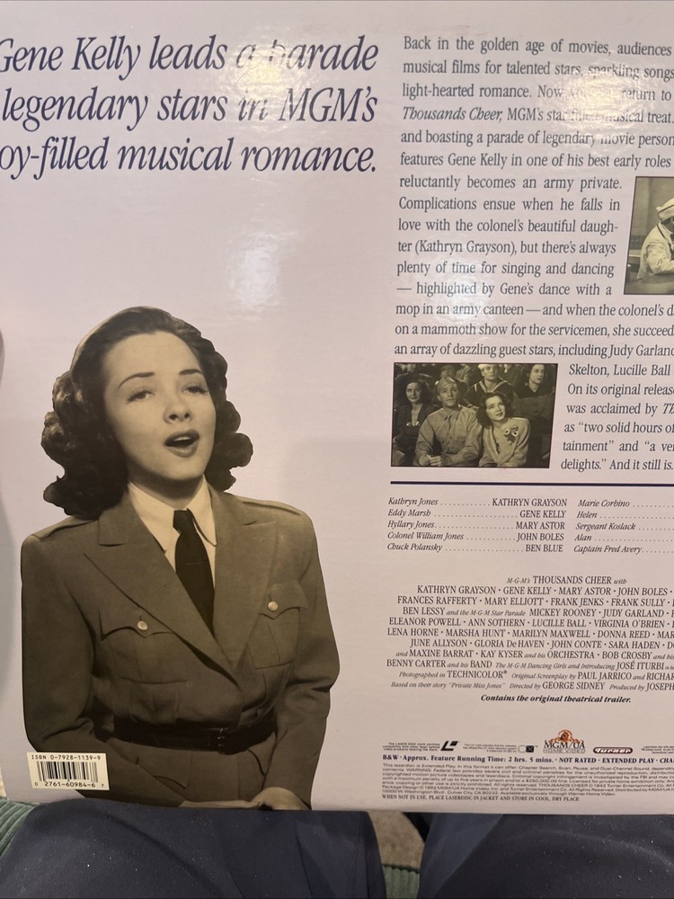 Thousands Cheer (Laserdisc) (location 1)