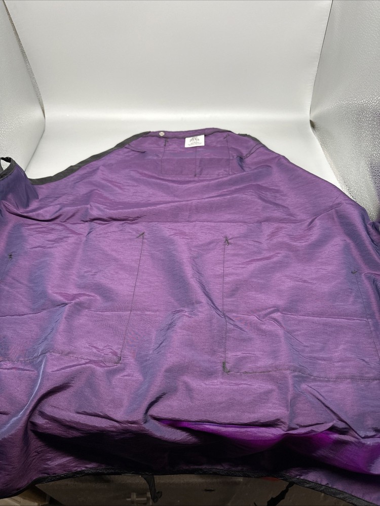 Top Performance polyester purple zip pockets pet grooming apron