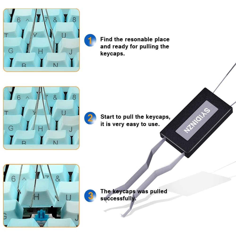 Keycap Puller Stainless Steel Key Removal Tool Keycaps Remover