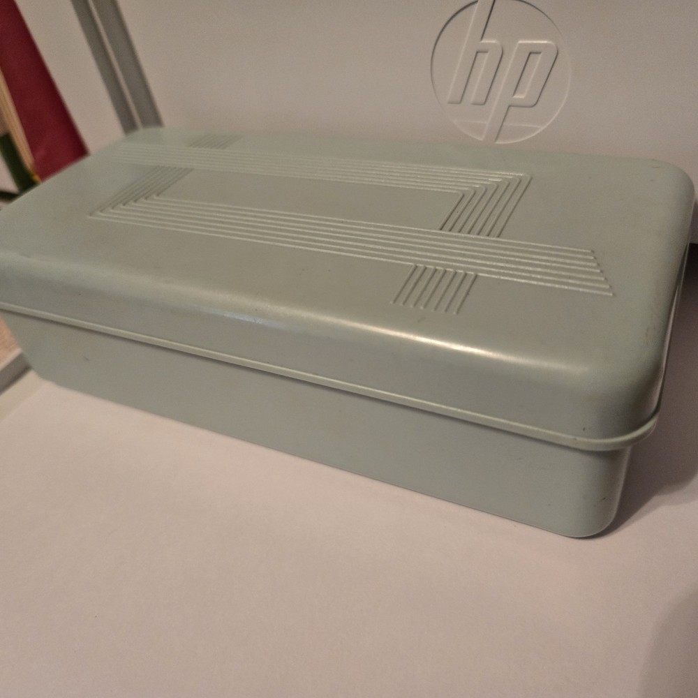 Vintage Sewing Machine Plastic Storage Case Box