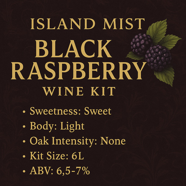 Winexpert Island Mist Black Raspberry Wine Kit