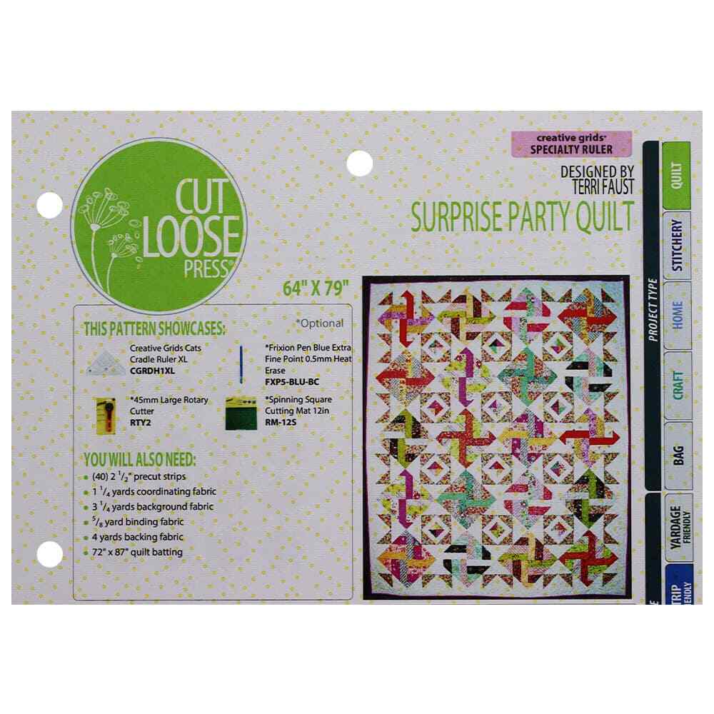 Cut Loose Press, Surprise Party Quilt Pattern