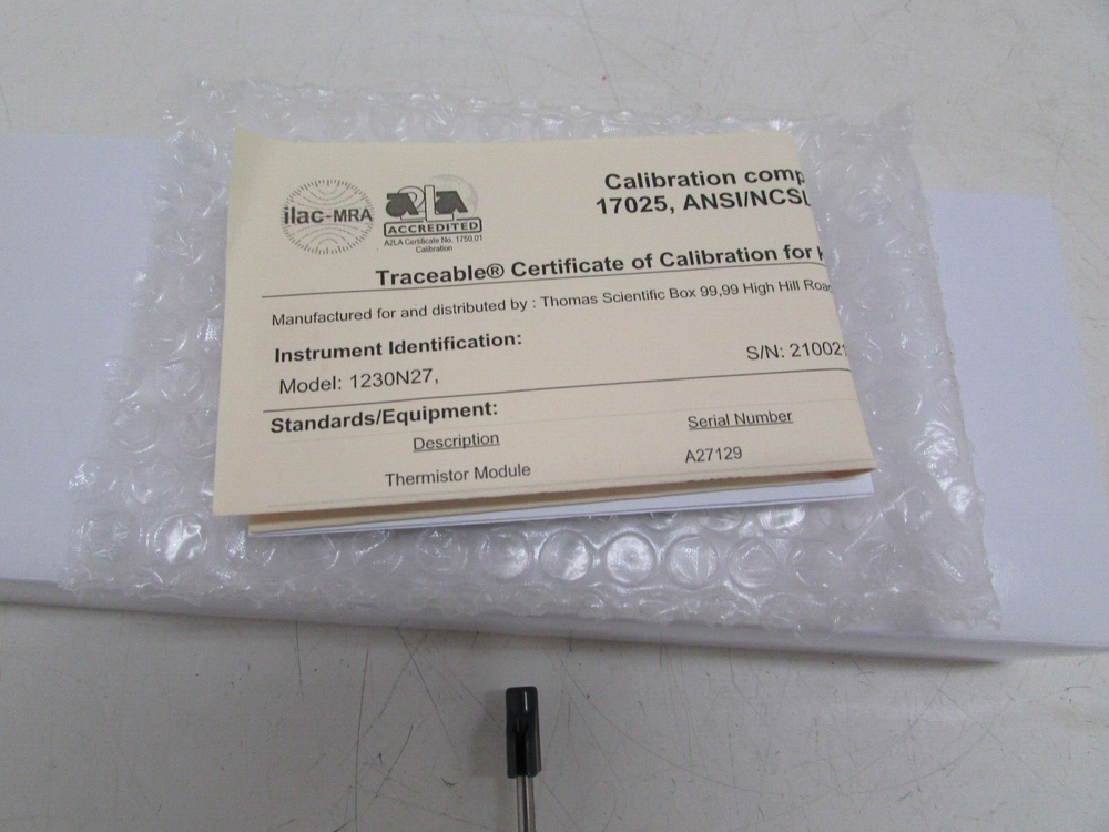 New. TRACEABLE Thermistor Thermometer: Thermistor Temp Meter with Min/Max