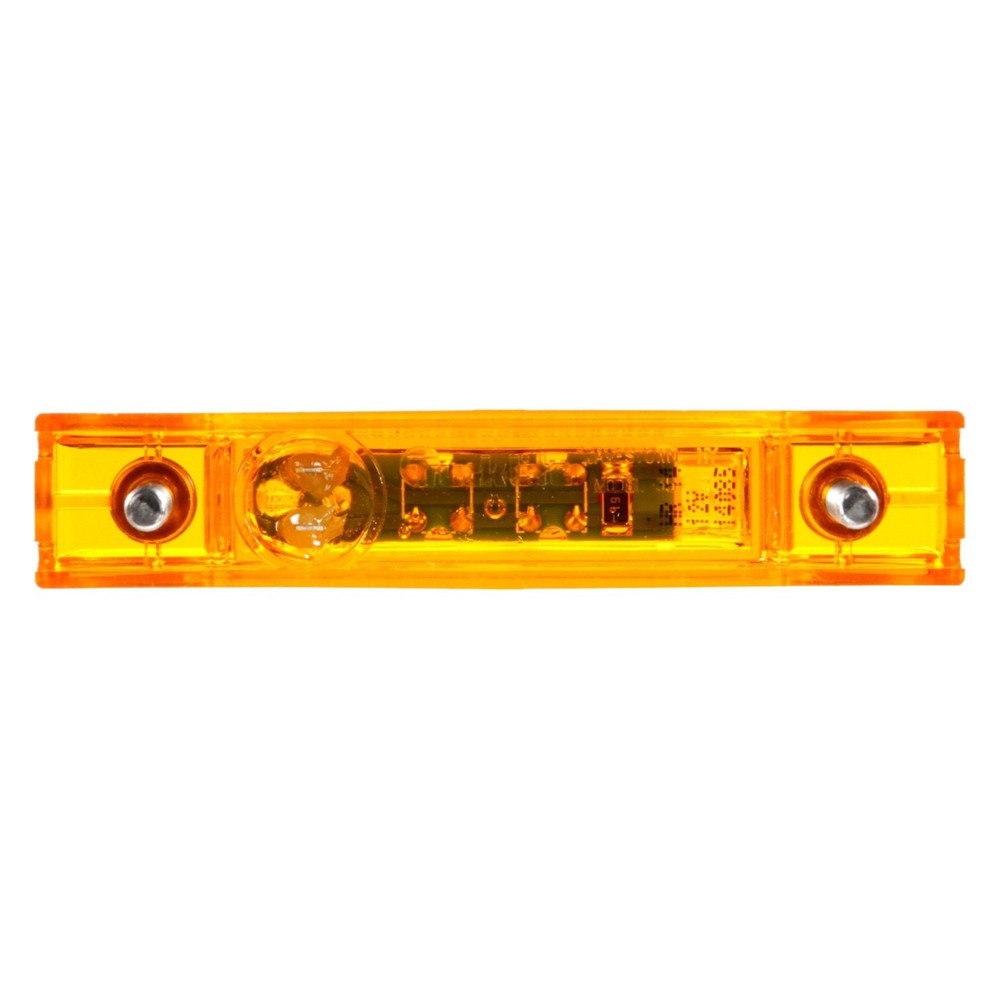35 Series 1"x4" Yellow Rectangular Bolt-on Mount LED Clearance Marker Light