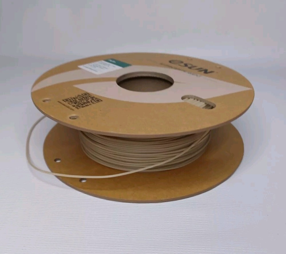 Partial Spool 3D Printer Filament PLA+ 1.75mm Bone White