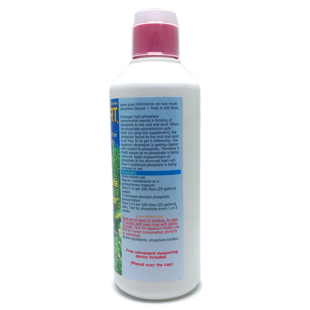 Salifert Phosphate Eliminator 500mL Binds Phosphate Immediately