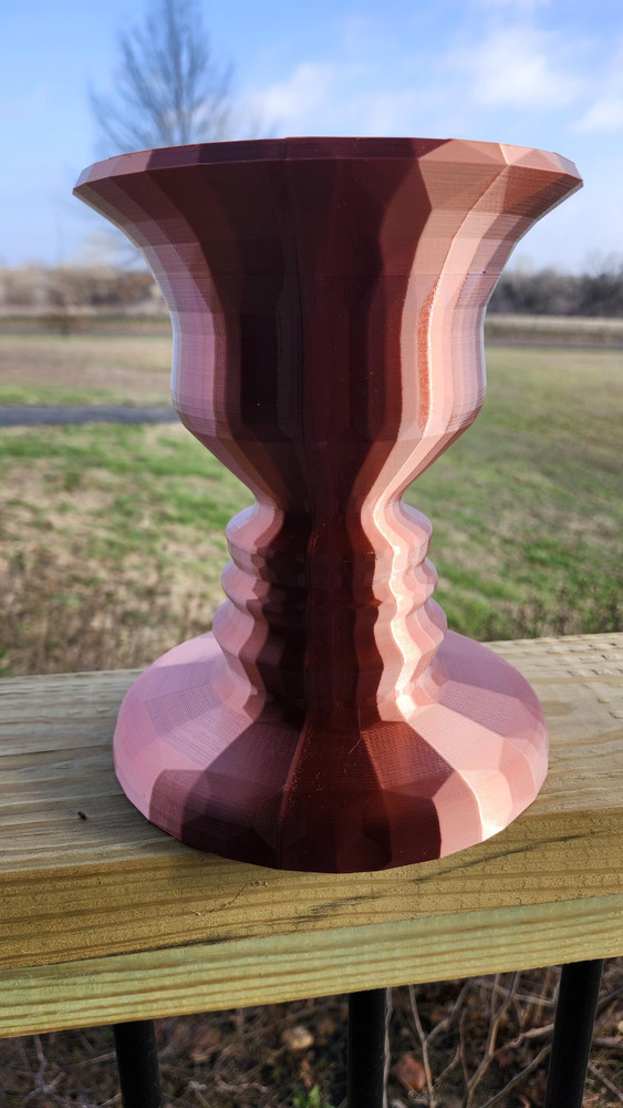 3D Victorian Face Vase - Medium
