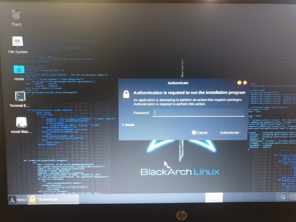 Linux BlackArch Slim 2023.05.01 64-bit Bootable Live and Install USB Flash Drive