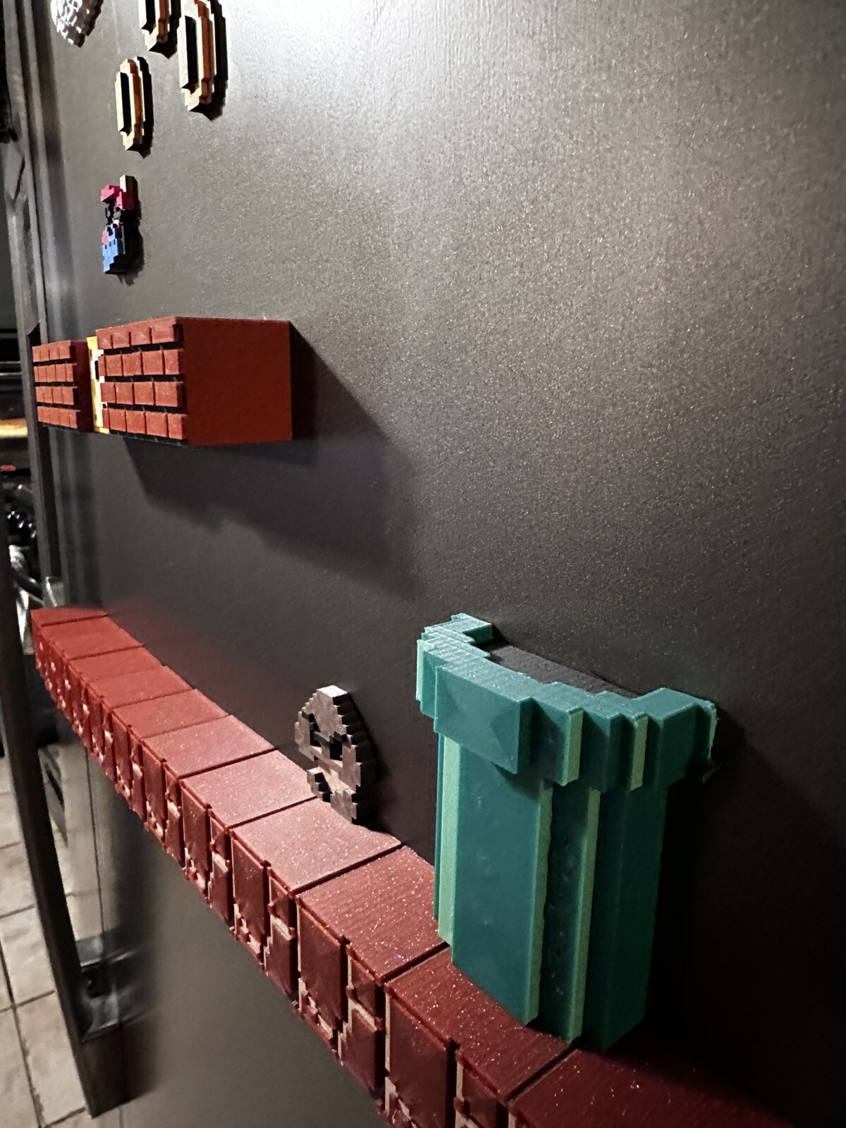 25 PCS Super Mario Fridge 3D Magnets - Refrigerator Set Office Decorations