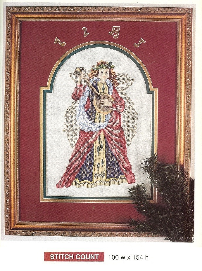 MEDIEVAL ANGEL  - CROSS  STITCH PATTERN ONLY   HM - ERUW
