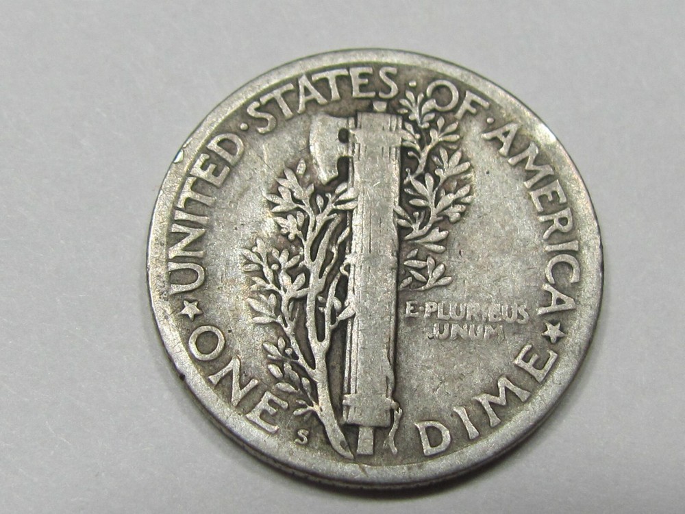 1926-S Mercury Silver Dime #19604