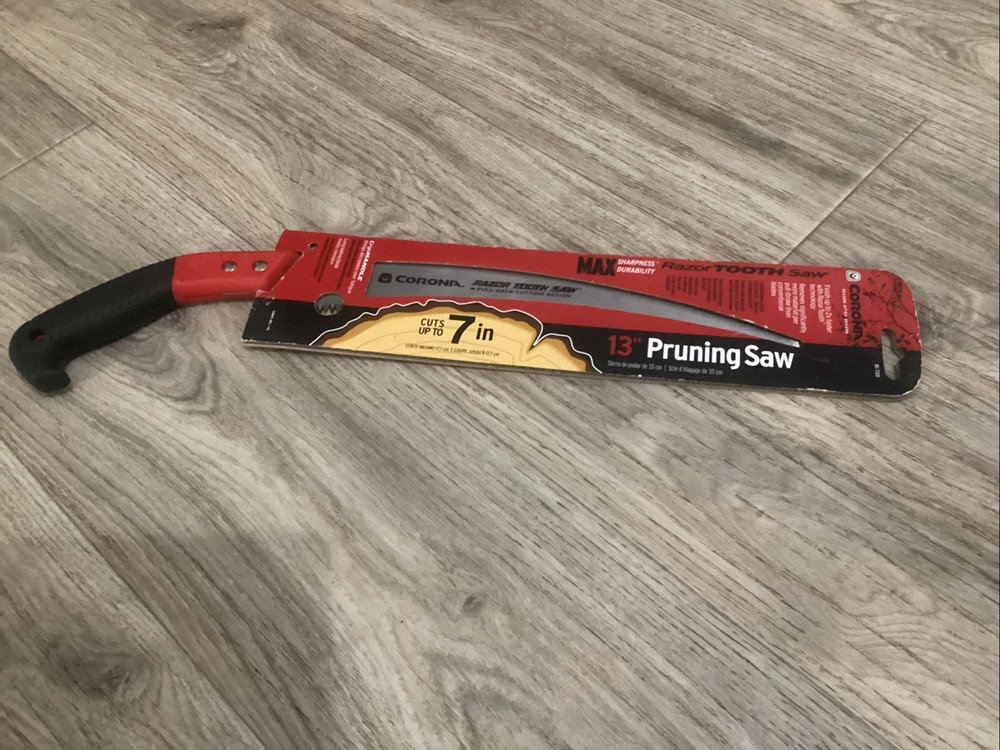 Corona Tools 13-Inch RazorTOOTH Pruning Saw | Tree Saw Designed for Single