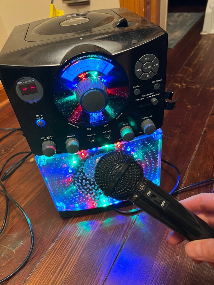 The Singing Machine SML385 Karaoke System - Black