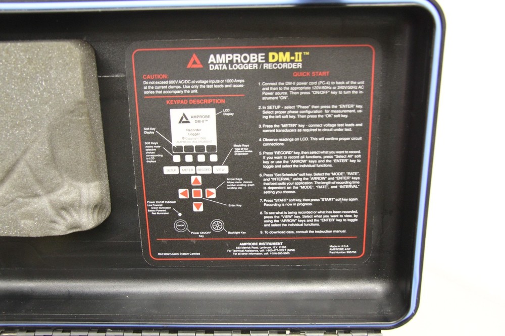 Amprobe DM-II Pro Data Logger Recorder