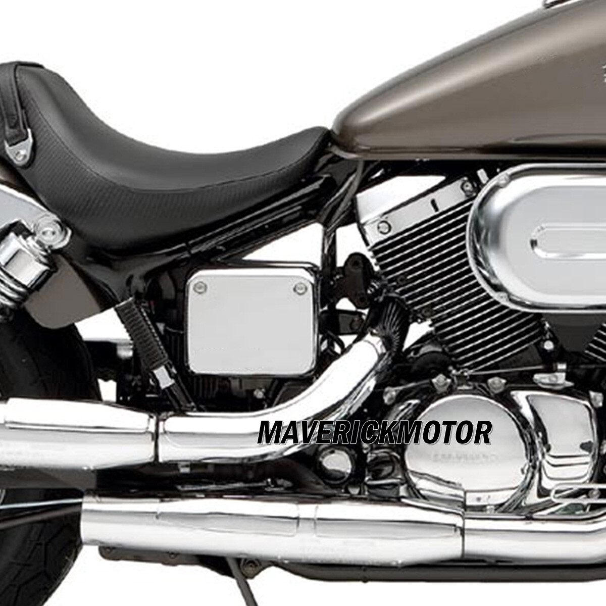 Battery Side Cover For Honda Shadow Spirit VT750 DC 2000-2009 Black Widow 00-07