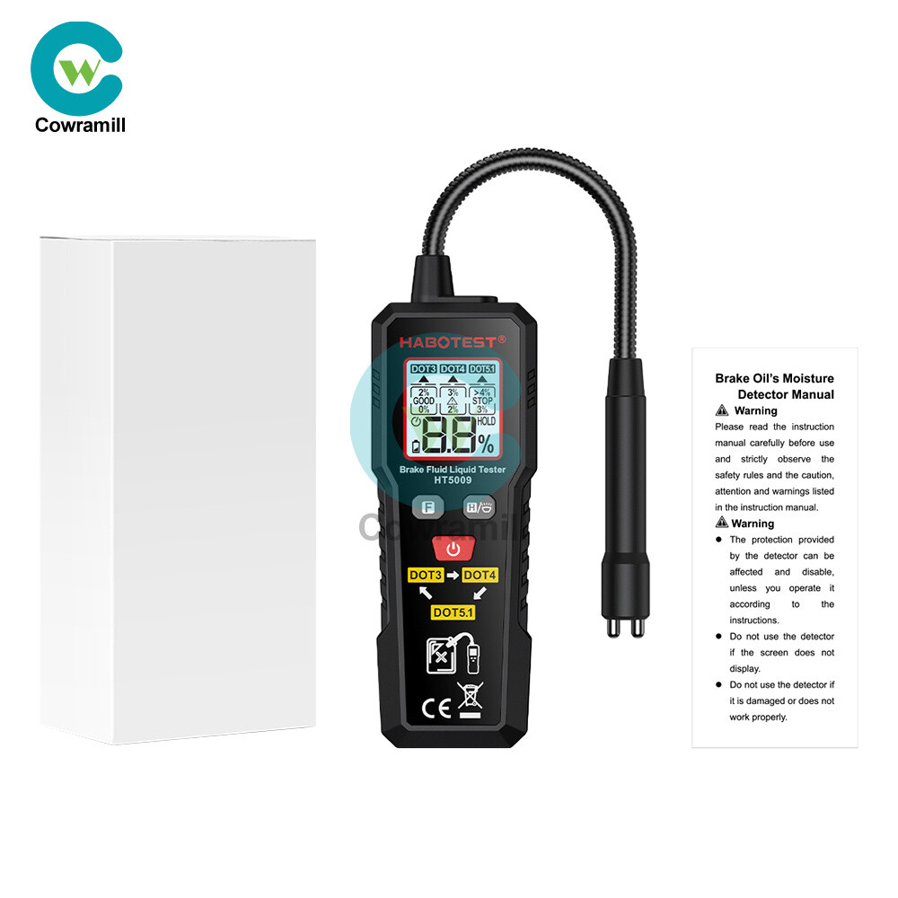 LCD Car Brake Fluid Tester High Precision Detector Analyzer DOT3 DOT4 DOT5.1